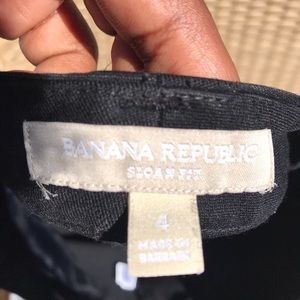 Black stretchy banana republic shorts